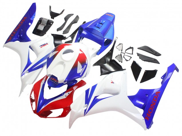Carena Moto Honda CBR1000RR 2006-2007 - Bianco Rosso Blu HRC