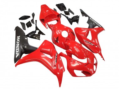 Carene Moto Honda CBR1000RR 2006-2007 - Rosso Nero Opaco