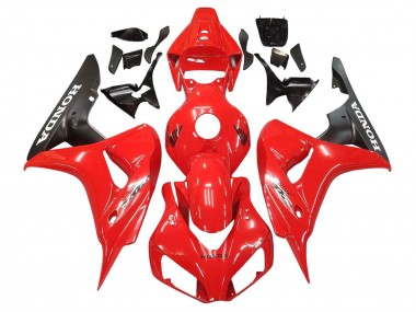 Carene Moto Honda CBR1000RR 2006-2007 - Rosso Nero Opaco
