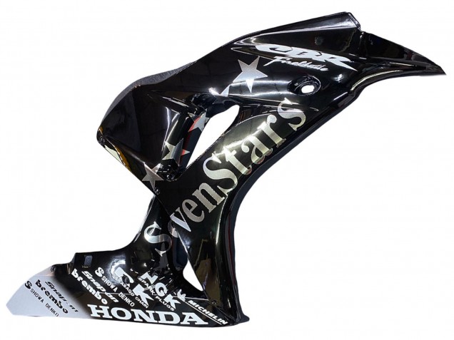 Carene Moto Honda CBR1000RR 2006-2007 - Nero Lucido Oro SevenStars