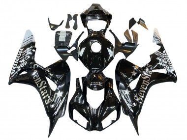 Carene Moto Honda CBR1000RR 2006-2007 - Nero Lucido Oro SevenStars