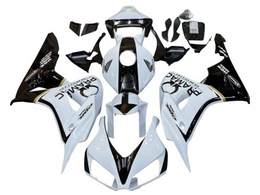 Carene Moto Honda CBR1000RR 2006-2007 - Bianco Nero Lucido Pramac