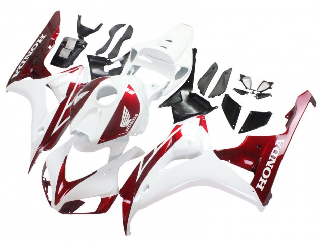 Carene Moto Honda CBR1000RR 2006-2007 - Bianco Rosso