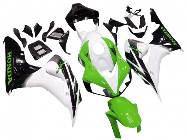 Carena Moto Honda CBR1000RR 2006-2007 - Bianco Verde Nero Lucido