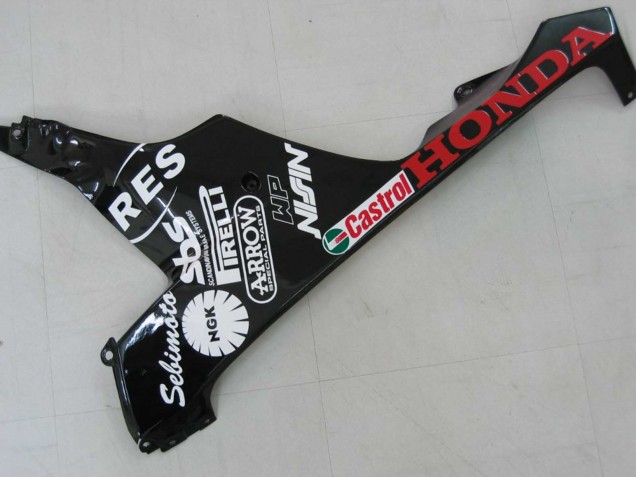 Carene Moto Honda CBR1000RR 2006-2007 - Bianco Verde Nero Lucido Hannspree 52
