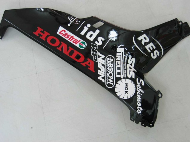 Carene Moto Honda CBR1000RR 2006-2007 - Bianco Verde Nero Lucido Hannspree 52