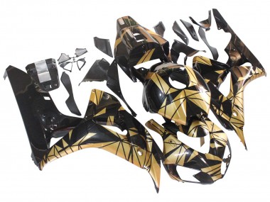 Carene Moto Honda CBR1000RR 2006-2007 - Oro Nero Lucido