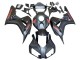 Carene Moto Honda CBR1000RR 2006-2007 - Nero Opaco Rosso Decals