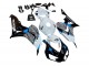 Carena Moto Honda CBR1000RR 2006-2007 - Bianco Blu Nero Lucido