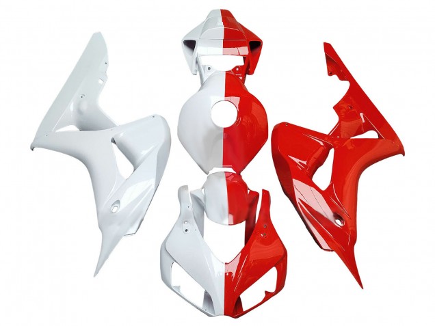 Carene Moto Honda CBR1000RR 2006-2007 - Bianco Rosso Diviso