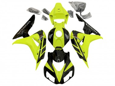 Carene Moto Honda CBR1000RR 2006-2007 - Giallo Nero Lucido