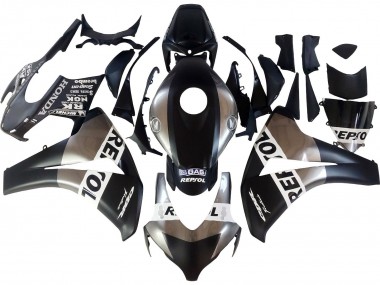 Carene Moto Honda CBR1000RR 2008-2011 - Argento Nero Opaco Repsol