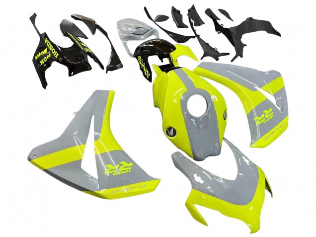 Carene Moto Honda CBR1000RR 2008-2011 - Nardo Grigio Fluorescent Verde