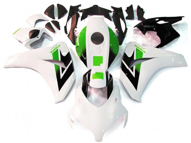 Carena Moto Honda CBR1000RR 2008-2011 - Bianco Verde Nero Lucido