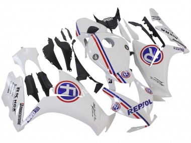 Carene Moto Honda CBR1000RR 2012-2016 - Bianco Blu Rosso Repsol