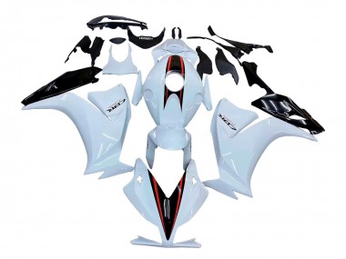 Carene Moto Honda CBR1000RR 2012-2016 - Bianco Nero Lucido