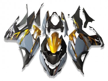 Carene Moto Kawasaki EX400 2018-2024 - Oro Nardo Grigio Nero