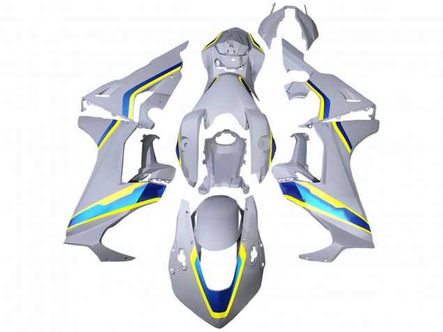 Carene Moto Honda CBR1000RR 2017-2023 - Bianco Blu Giallo