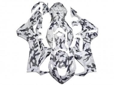 Carene Moto Honda CBR1000RR 2017-2023 - Bianco Grigio Camouflage