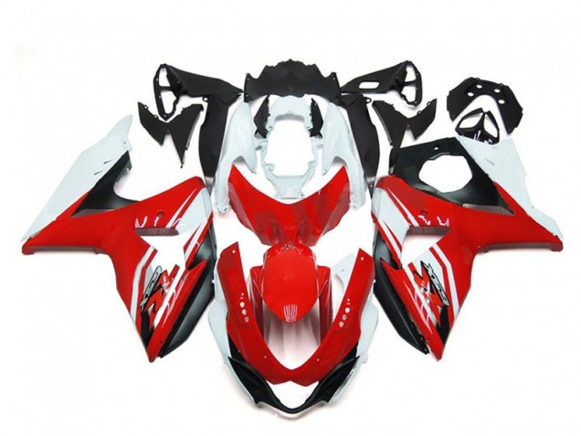 Kit Carene Moto ABS Suzuki GSXR 1000 2009-2016 - Bianco Rosso Nero