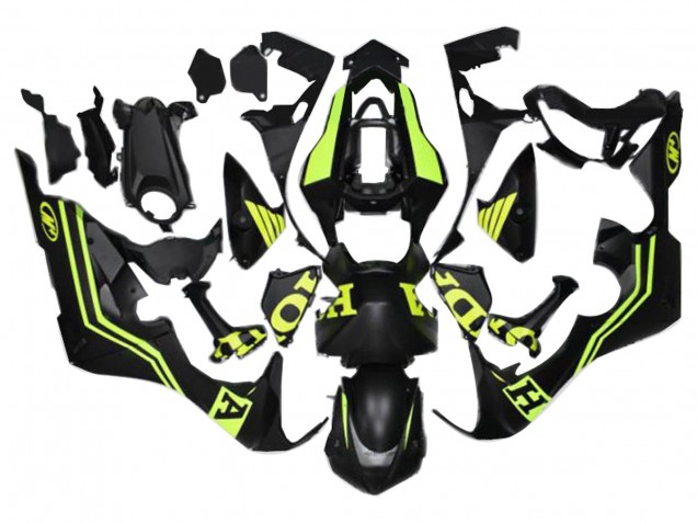 Carene Moto Honda CBR1000RR 2017-2023 - Nero Opaco Giallo