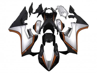 Carene Moto Honda CBR1000RR 2017-2023 - Argento Arancia Nero Lucido