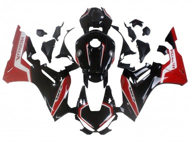 Carene Moto Honda CBR1000RR 2017-2023 - Rosso Bianco Nero Lucido