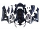 Carene Moto Honda CBR600RR 2003-2004 - Argento Nero Lucido