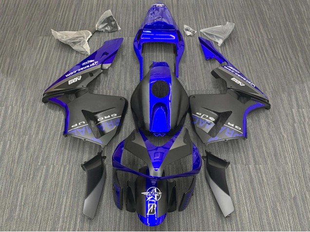 Carene Moto Honda CBR600RR 2003-2004 - Blu Nero Opaco