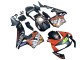 Carene Moto Honda CBR600RR 2003-2004 - Nero Opaco Arancia Repsol Rossi 46