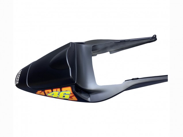 Carene Moto Honda CBR600RR 2003-2004 - Nero Opaco Arancia Repsol Rossi 46