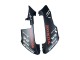 Carene Moto Honda CBR600RR 2003-2004 - Nero Opaco Arancia Repsol Rossi 46