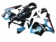 Carene Moto Honda CBR600RR 2003-2004 - Azzurro Chiaro Rosso Nero Lucido Dunlop