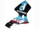 Carene Moto Honda CBR600RR 2003-2004 - Azzurro Chiaro Rosso Nero Lucido Dunlop