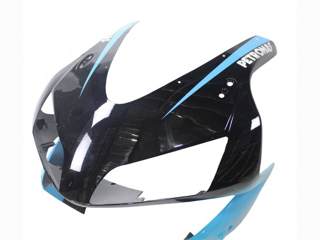 Carene Moto Honda CBR600RR 2003-2004 - Azzurro Chiaro Rosso Nero Lucido Dunlop