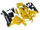Carene Moto Honda CBR600RR 2003-2004 - Giallo Nero Lucido