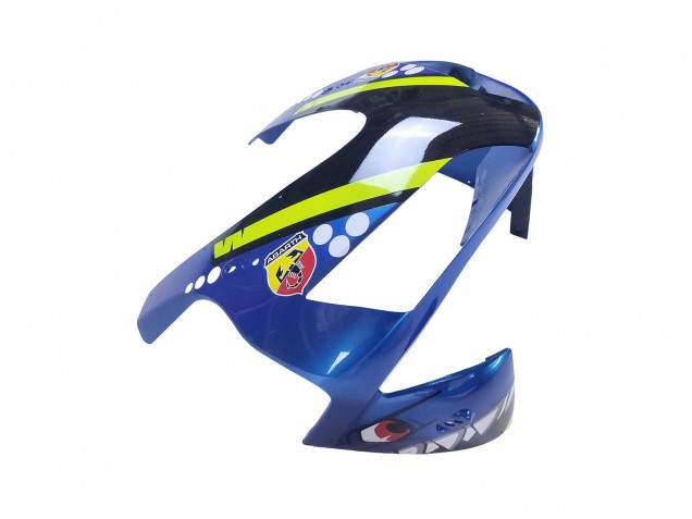 Carene Moto Honda CBR600RR 2003-2004 - Blu Neon Giallo Nero Lucido Squalo