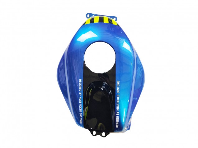 Carene Moto Honda CBR600RR 2003-2004 - Blu Neon Giallo Nero Lucido Squalo