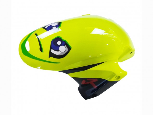 Carene Moto Honda CBR600RR 2003-2004 - Blu Neon Giallo Nero Lucido Squalo