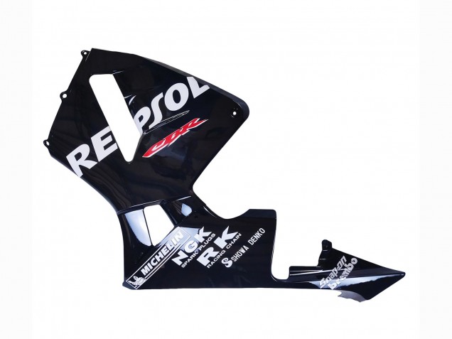 Carene Moto Honda CBR600RR 2003-2004 - Nero Lucido Bianco Repsol