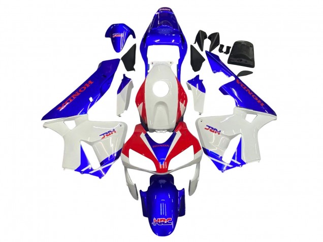 Carene Moto Honda CBR600RR 2003-2004 - Bianco Blu Rosso HRC