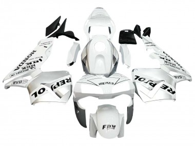Carene Moto Honda CBR600RR 2003-2004 - Bianco Argento Nero Repsol