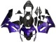 Carene Moto Honda CBR600RR 2003-2004 - Viola Nero Forgiato Fibra di Carbonio