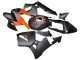 Carene Moto Honda CBR600RR 2003-2004 - Nero Opaco Arancia