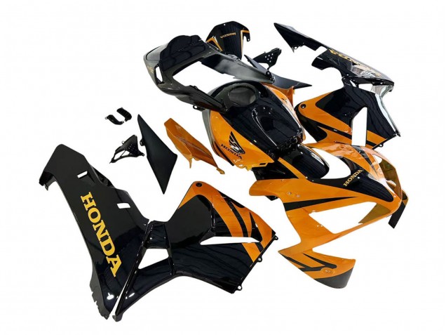 Kit Carene Moto Completo Honda CBR600RR 2003-2004 - Arancia Bianco Rosso Nero Lucido Repsol