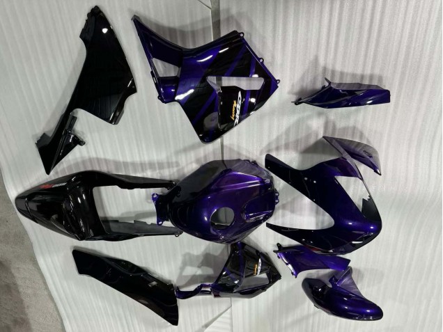 Carene Moto Honda CBR600RR 2003-2004 - Blu Scuro Nero Lucido