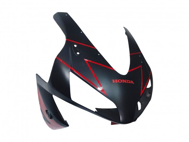 Carene Moto Honda CBR600RR 2003-2004 - Rosso Nero Lucido Nero Opaco