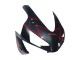 Carene Moto Honda CBR600RR 2003-2004 - Rosso Nero Lucido Nero Opaco
