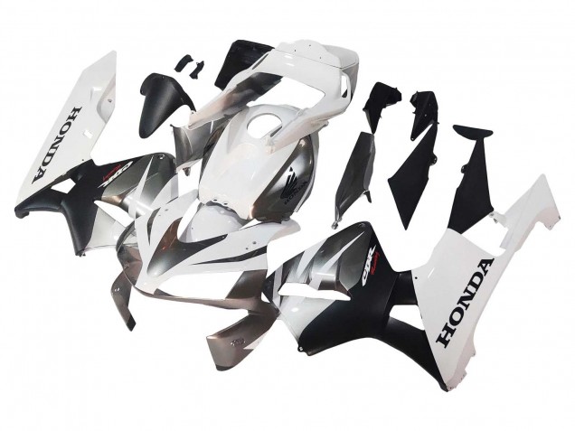 Carene Moto Honda CBR600RR 2003-2004 - Bianco Nero Opaco Corsa