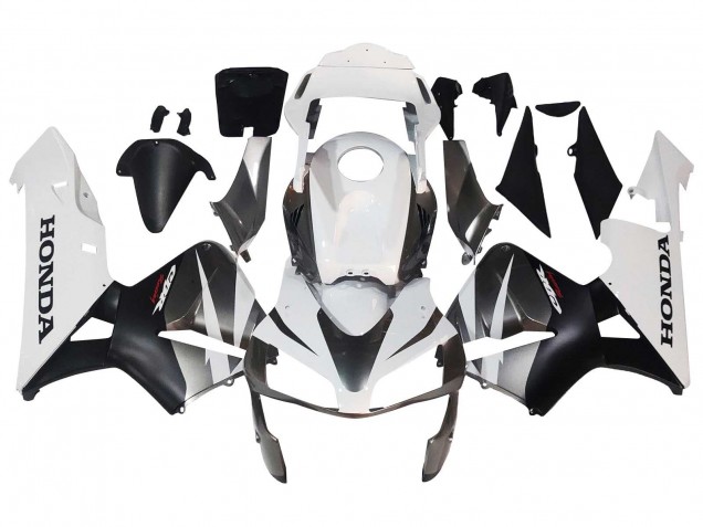 Carene Moto Honda CBR600RR 2003-2004 - Bianco Nero Opaco Corsa